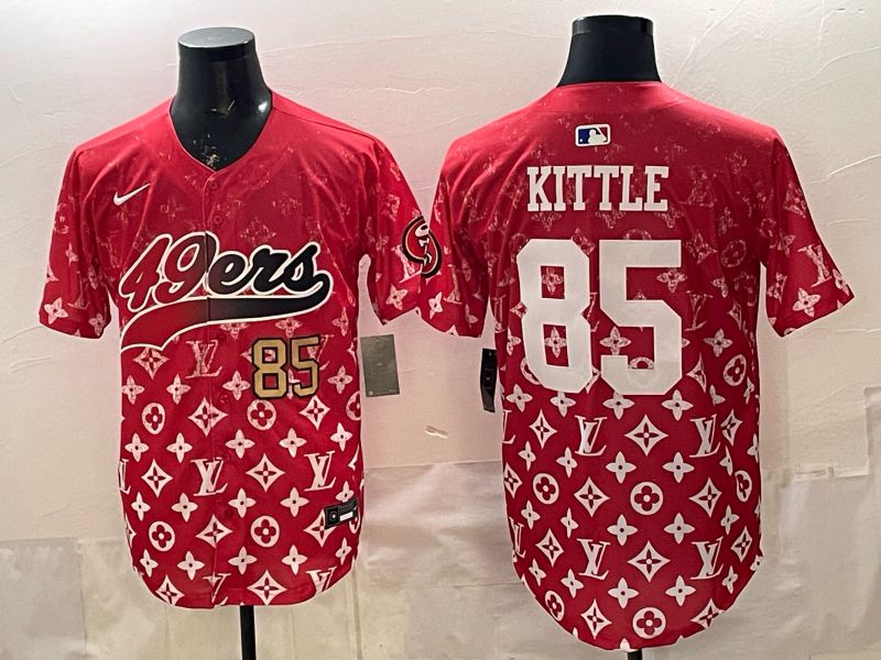 Men 2026 San Francisco 49ers #85 Kittle Red Nike Limited NFL Jersey style 0011->san francisco 49ers->NFL Jersey